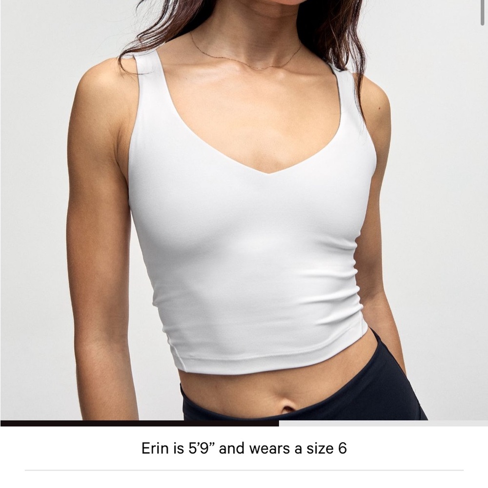 White Lululemon Align Tank Top
